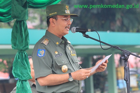 Plt Walikota Medan Hadiri Apel Gelar Pasukan Terkait Pengamanan Sidang Seapac